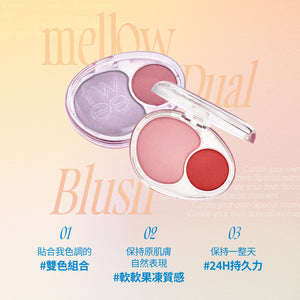 雙色棉花糖腮紅膏-12色