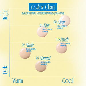 無瑕水煮蛋氣墊粉底-5色